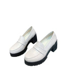 Damen Elegante Plateau-Mokassins mit modischer Sohle R&B