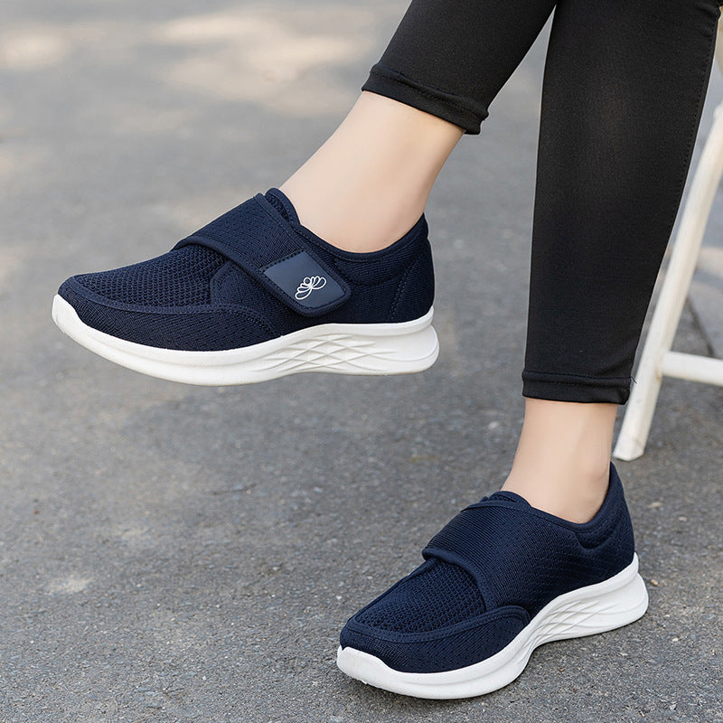Damen Bequeme Alltagsschuhe mit verstellbarem Klettverschluss R&B