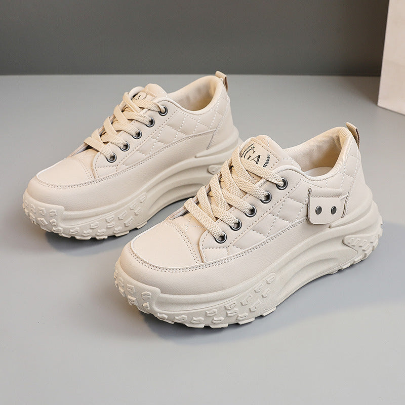 Damen modische Plateau Sneakers mit dämpfendem Sohlenprofil R&B