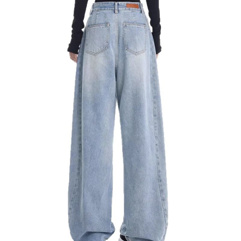 Damen Weite Jeanshose R&B