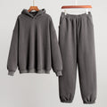 Damen Kuschelige Sweatshirt- und Jogginghose-Kombination R&B