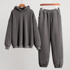Damen Kuschelige Sweatshirt- und Jogginghose-Kombination R&B