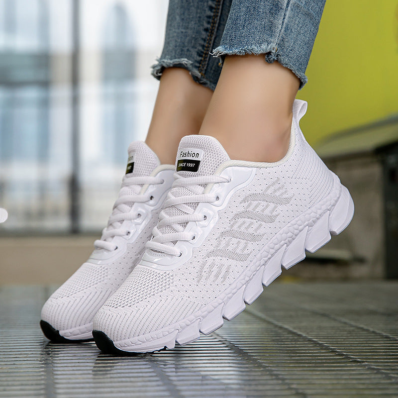 Damen Sportliche und atmungsaktive Laufschuhe mit flexiblem Obermaterial