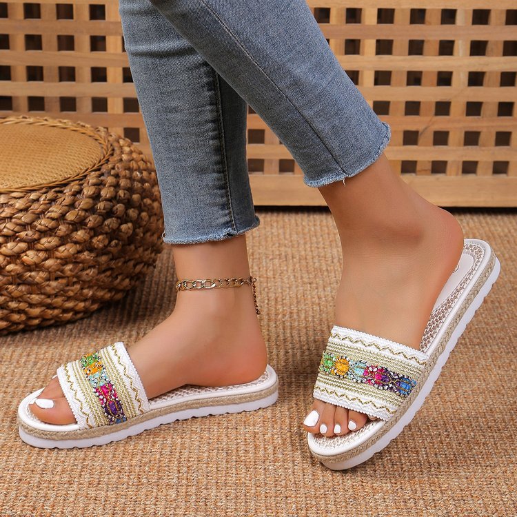 Damen Decorative Slipper R&B