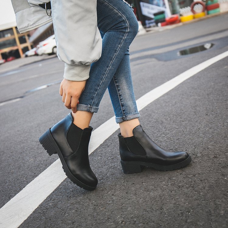 Damen elegante Chelsea-Stiefel R&B