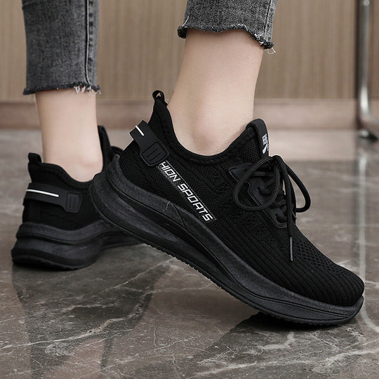 Damen Sportliche Sneakers mit atmungsaktiver Obermaterialstruktur und flexibel dämpfender Sohle R&B