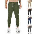 Herren Sportliche Jogginghose mit praktischen Reißverschlusstaschen und elastischem Bund R&B