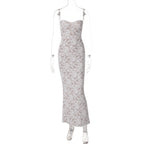 Damen Elegantes Spitzenkleid mit figurbetonter Silhouette und verstellbaren Spaghettiträgern R&B