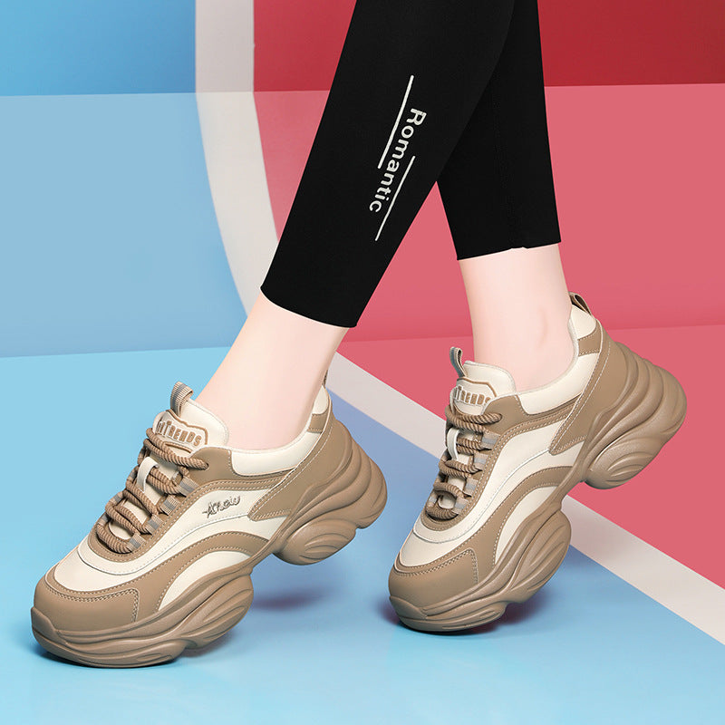 Damen Sportliche Chunky Sneakers mit rutschfester Sohle und dämpfendem Fußbett R&B