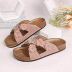 Damen Komfortable und stilvolle Blüten-Sandalen R&B