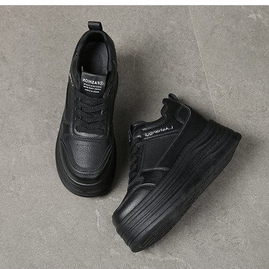 Damen modische Plateau-Sneaker mit strukturiertem Obermaterial und komfortablem Dämpfungssystem R&B
