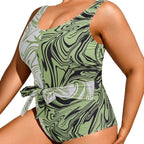 Damen Eleganter Einteiler Badeanzug R&B