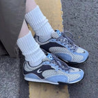 Damen Sportliche Freizeitschuhe mit atmungsaktivem Mesh und dämpfender Sohle R&B