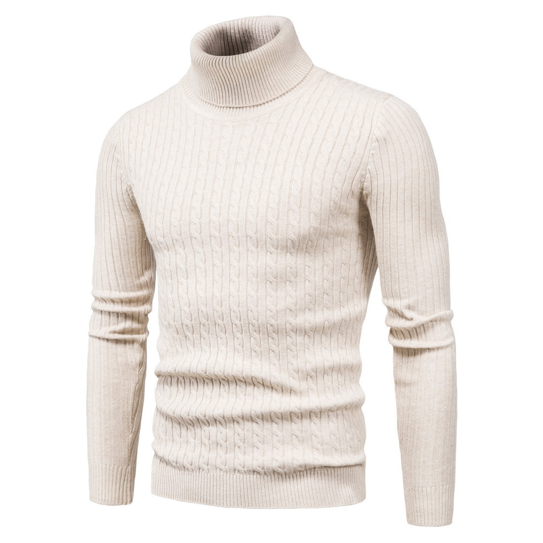 Herren komfortabler Rollkragenpullover R&B