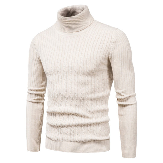 Herren komfortabler Rollkragenpullover R&B