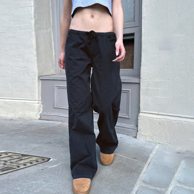 Damen Bequeme Freizeit Hose mit elastischem Bund und praktischen Taschen R&B