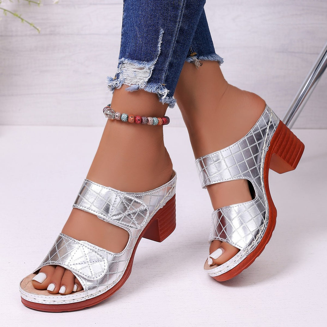 Damen elegante Clogs mit verstellbarem Riemendesign R&B