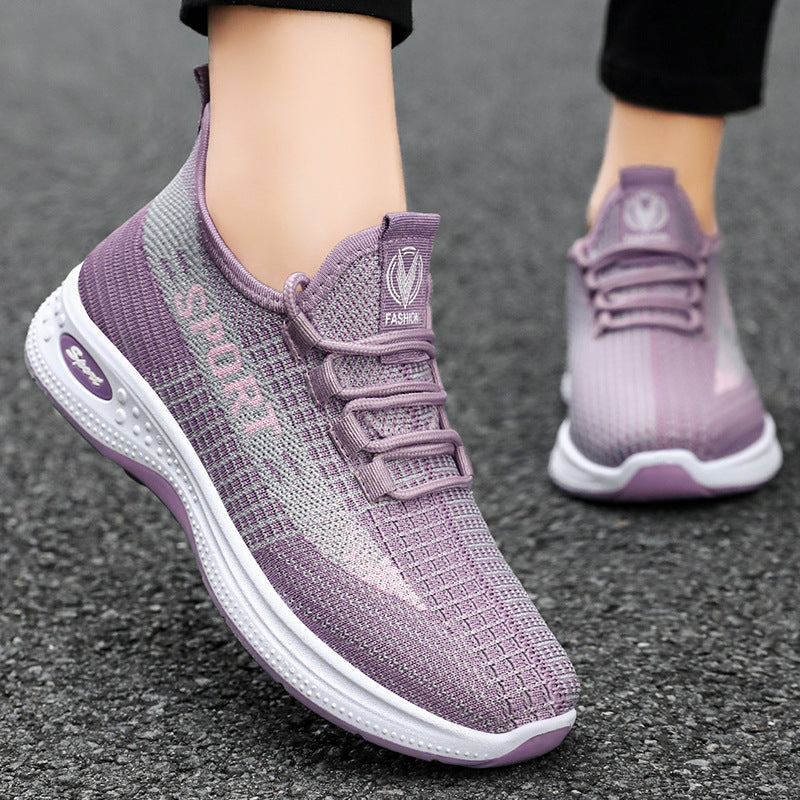 Damen Sportliche Fitness Sneakers mit atmungsaktiver Struktur R&B
