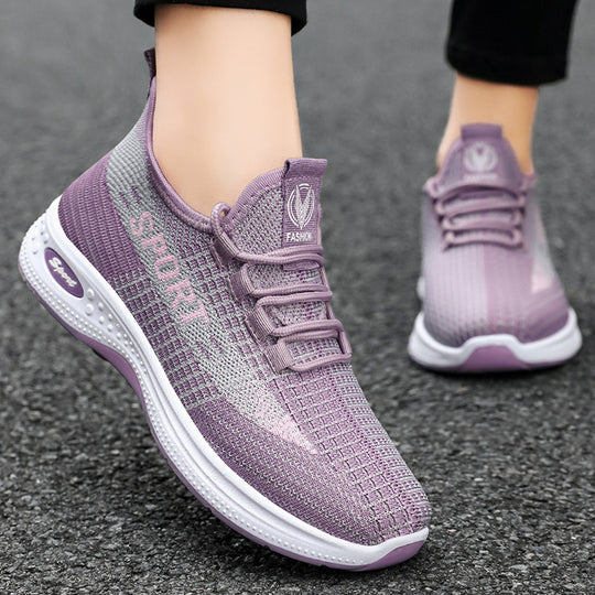 Damen Sportliche Fitness Sneakers mit atmungsaktiver Struktur R&B
