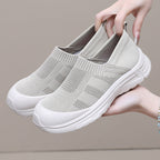 Damen Bequeme Slip-On Sneakers mit rutschfester Sohle und atmungsaktivem Obermaterial R&B