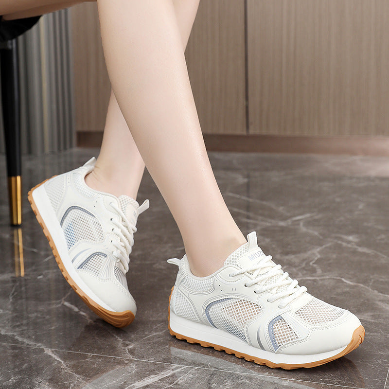 Damen Sportliche Sneakers mit atmungsaktivem Mesh-Obermaterial und stoßdämpfendem Fußbett R&B