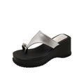 Damen Wedge-Sandaletten mit dekorativem Riemen und komfortablem Fußbett R&B
