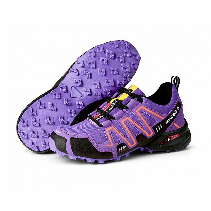 Damen Sportliche Trailrunning-Schuhe mit rutschfester Sohle und atmungsaktivem Obermaterial R&B