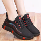 Damen Sportliche Sneaker mit atmungsaktivem Obermaterial und rutschfester Sohle R&B