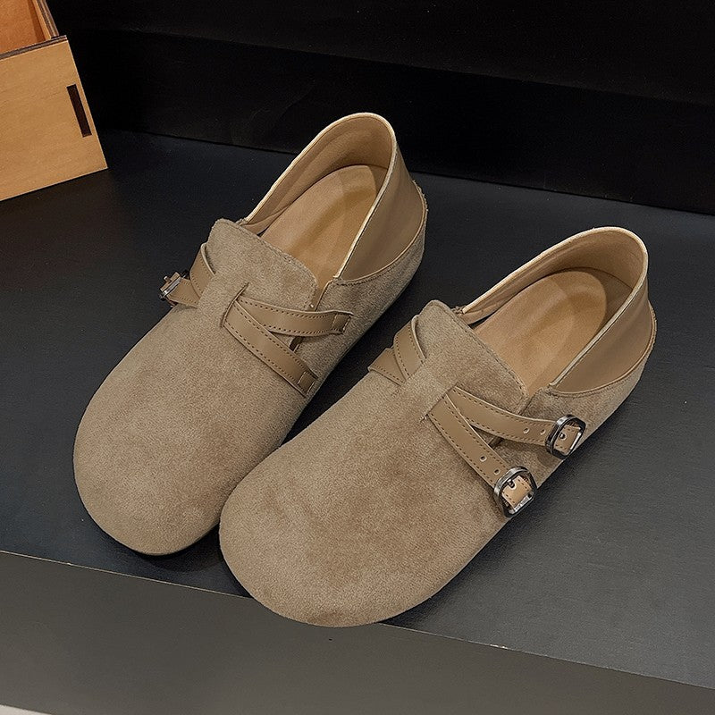 Damen Clogs mit modischem Riemendesign und komfortabler Sohle R&B