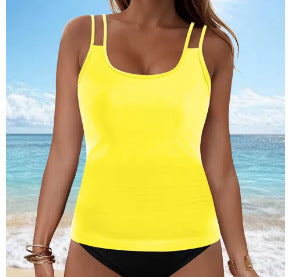 Damen Tankini-Oberteil mit modischem Rüschendesign R&B