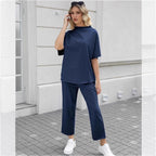 Lounge Set Damen aus Baumwollmix
