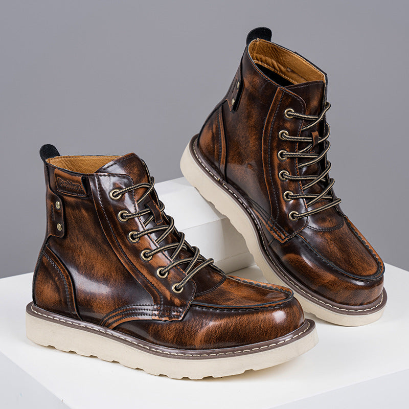 Damen Modische Arbeitsstiefel mit strapazierfähigem Obermaterial und rutschfester Sohle R&B