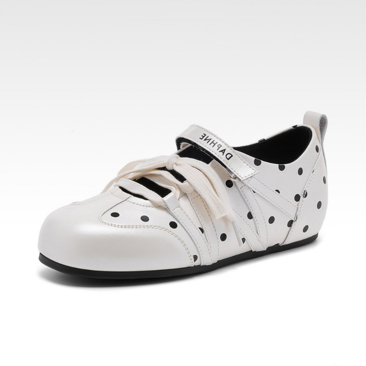 Damen elegante Ballerinas mit Punkten R&B
