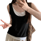Damen Langarmshirt mit elegantem Layering-Effekt