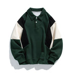 Damen modischer Polo-Pullover mit angesagten Farbkontrasten R&B