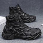 Damen Sportliche hohe Sneakers mit dämpfender Sohle und atmungsaktivem Obermaterial R&B