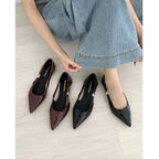 Damen Ballerinas mit modischem Cut-Out-Design und elegantem Glanz