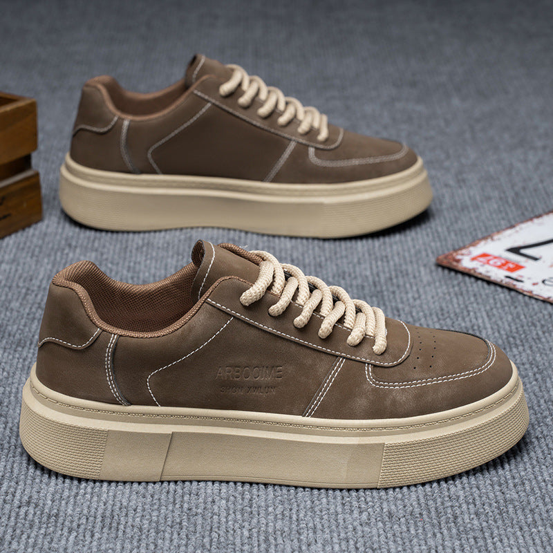 Damen luxuriöse Sneakers mit coolen Plateausohlen und robustem Obermaterial R&B