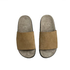 Damen Moderne Clogs mit weichem Leder-Obermaterial