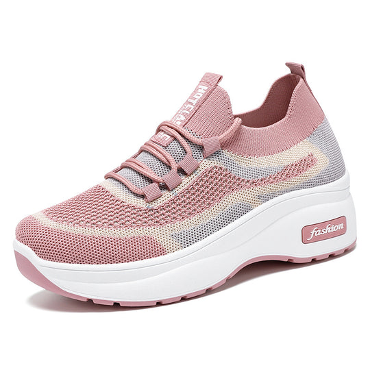 Damen Leichte Sport Sneakers mit atmungsaktivem Netzdesign R&B