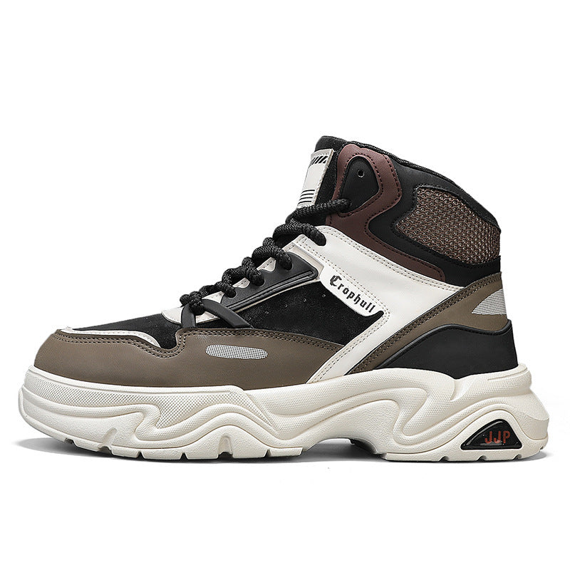 Damen Sportliche High-Top Sneakers mit dämpfender Sohle und atmungsaktivem Obermaterial R&B