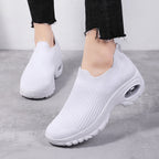 Damen Komfortable Slip-On Laufschuhe mit dämpfender Sohle