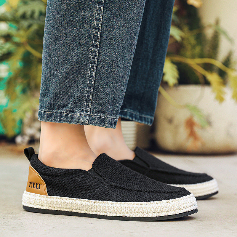 Damen Slip-On Freizeitschuhe mit komfortablem Textil-Obermaterial und rutschfester Sohle
