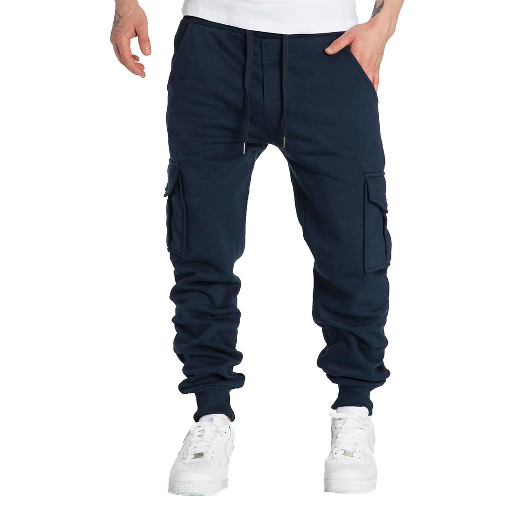Herren Cargo-Jogginghose mit elastischem Bund und praktischen Seitentaschen R&B