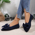 Damen Ballerinas mit dekorativem Schleifen-Design R&B