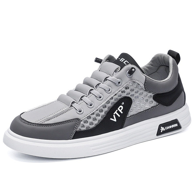 Damen Sneakers aus atmungsaktivem Mesh und robustem Leder R&B