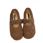 Damen Flauschige Hausschuhe mit elastischem Riemen R&B