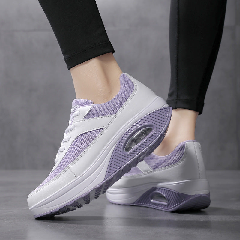 Damen Atmungsaktive Fitness-Sneaker mit dämpfendem Luftkissen