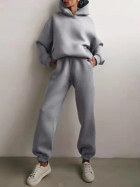 Damen entspannter Oversized Jogginganzug R&B