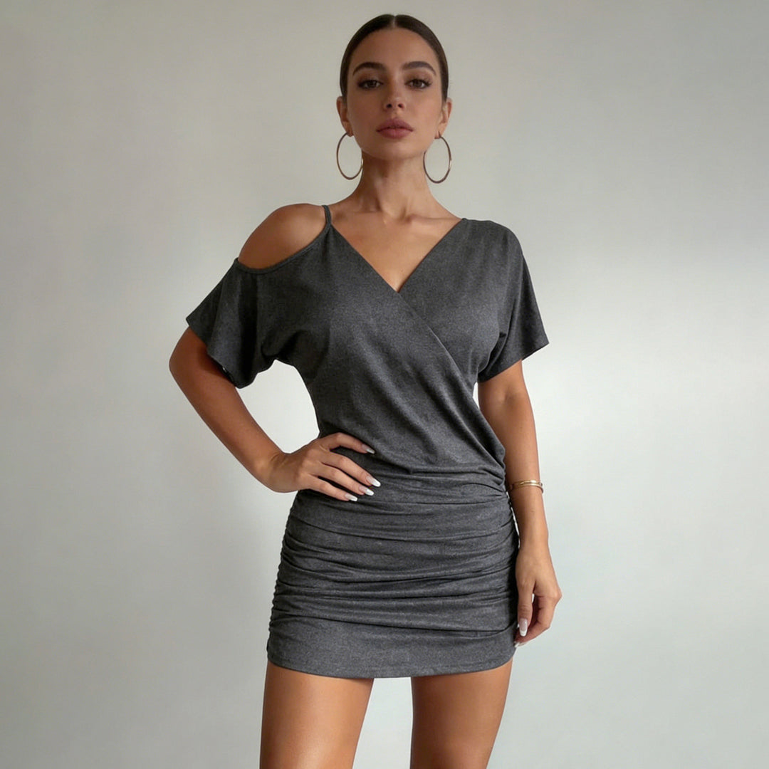 Damen Wickeloberteil mit raffiniertem Schnitt und lässigem Rüschendesign R&B